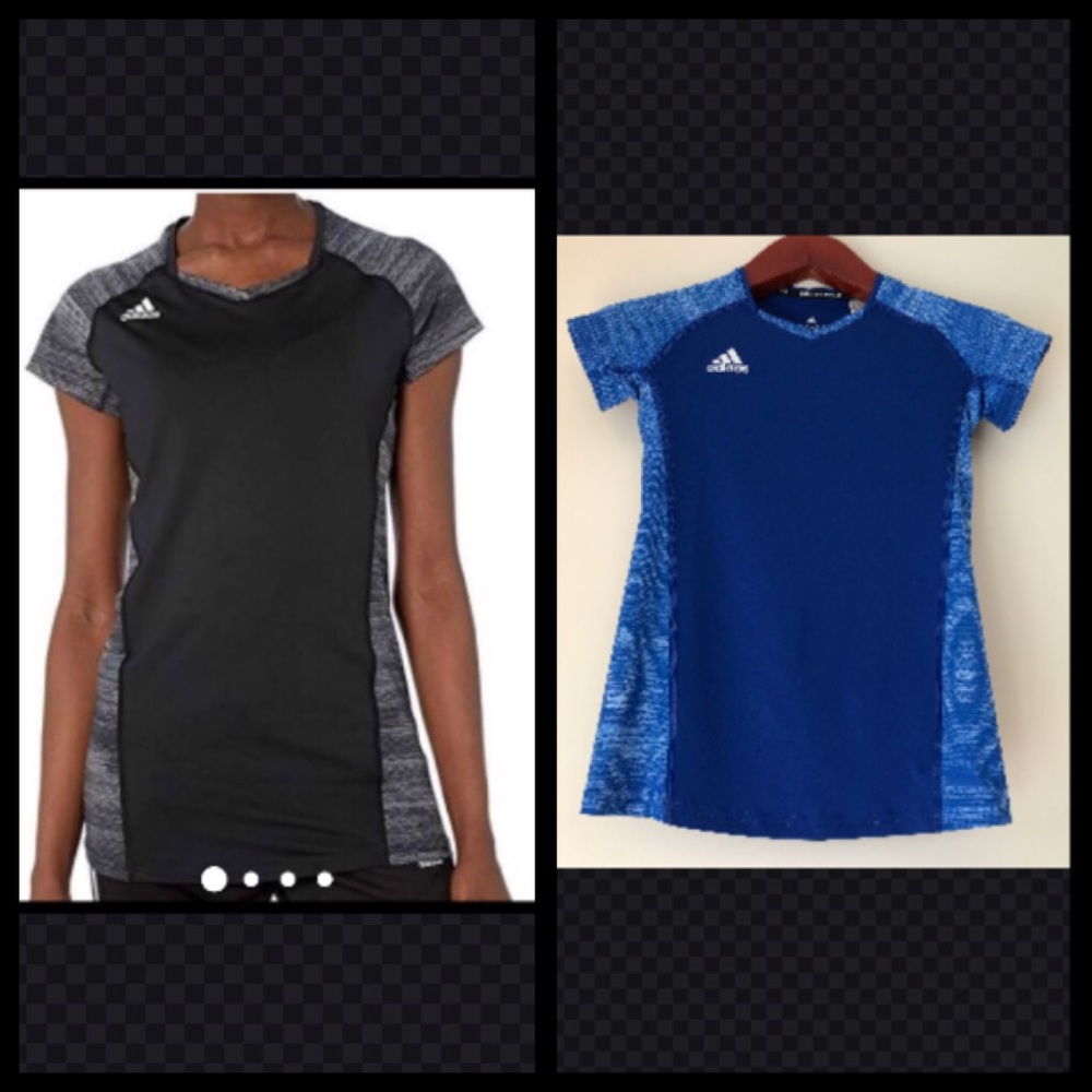 NWT Adidas Quickset Cap Sleeve Volleyball Jersey